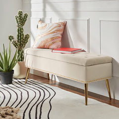 Lenore Upholstered Storage Bench