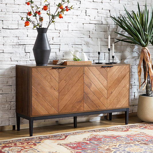 Mila 55" Wide 4 Door Sideboard with Storage