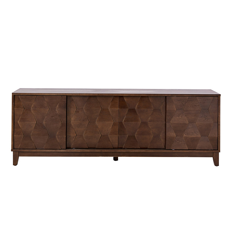 Kelly Clarkson 3D Geometric TV Stand for 78 Inch TVs