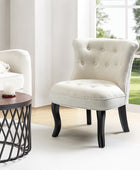 Jonnie Velvet Tufted Vanity Stool