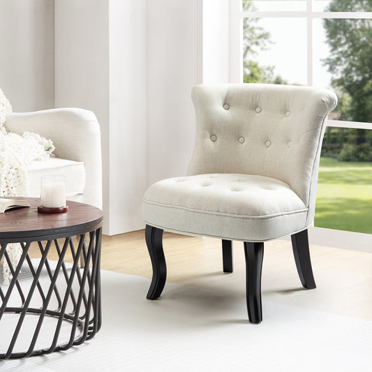 Jonnie Velvet Tufted Vanity Stool