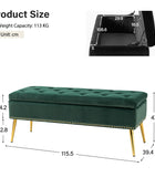 Lenore Upholstered Storage Bench