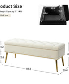 Lenore Upholstered Storage Bench