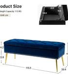 Lenore Upholstered Storage Bench