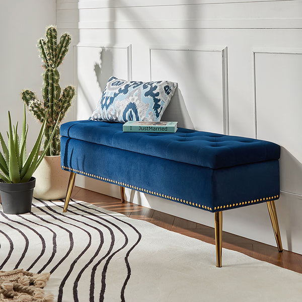 Lenore Upholstered Storage Bench