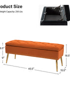 Lenore Upholstered Storage Bench