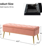 Lenore Upholstered Storage Bench