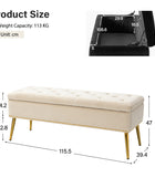 Lenore Upholstered Storage Bench