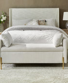 Arvid Upholstered Flip Top Storage Bench