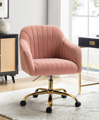 Bright Velvet Office Chair