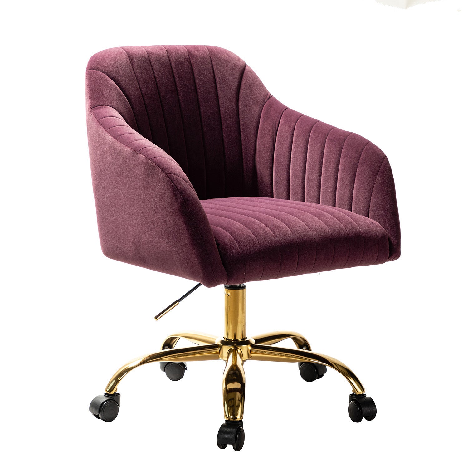 Bright Velvet Office Chair