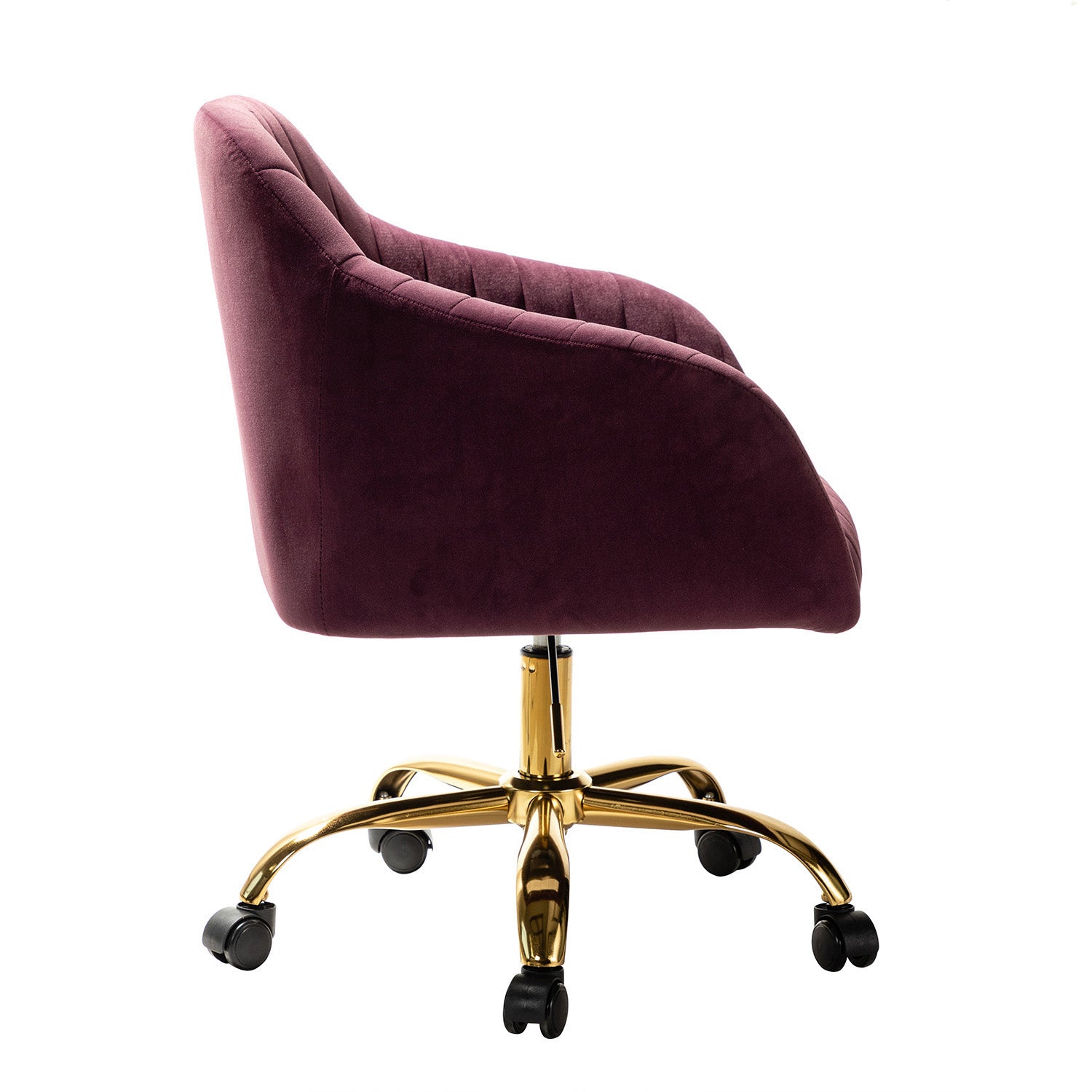 Bright Velvet Office Chair