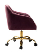 Bright Velvet Office Chair