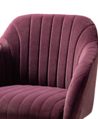 Bright Velvet Office Chair