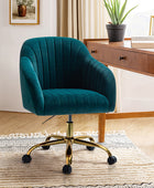 Bright Velvet Office Chair