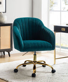 Bright Velvet Office Chair