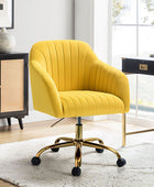 Bright Velvet Office Chair