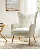 Isabelle Wingback Velvet Armchair