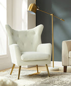 Isabelle Wingback Velvet Armchair