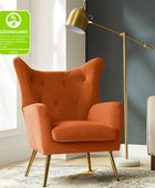 Isabelle Wingback Velvet Armchair
