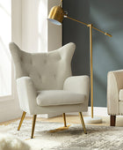 Isabelle Wingback Velvet Armchair