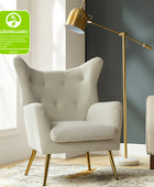 Isabelle Wingback Velvet Armchair