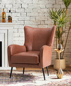 Shepherd Wingback Vegan Leather Armchair