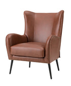 Shepherd Wingback Vegan Leather Armchair