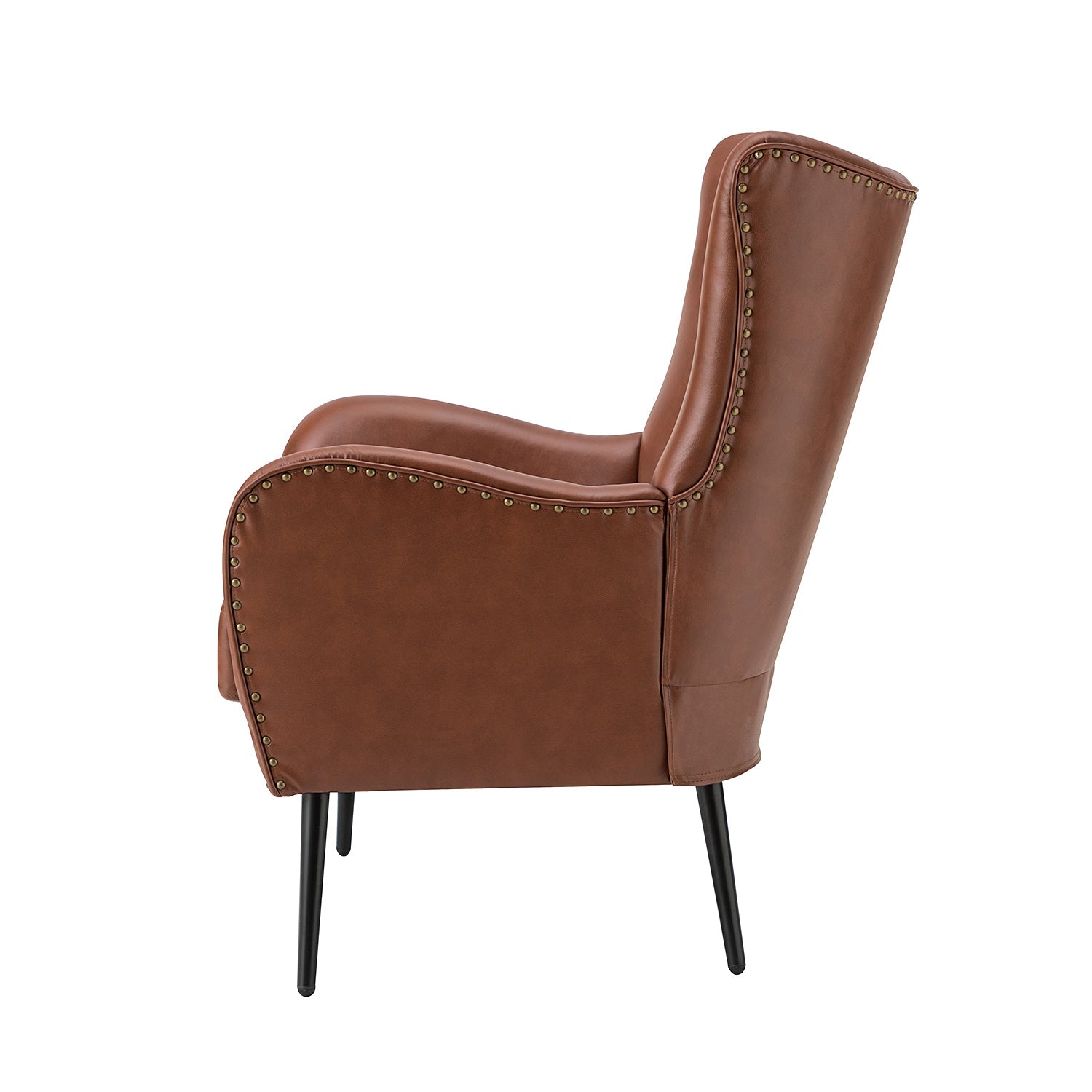 Shepherd Wingback Vegan Leather Armchair