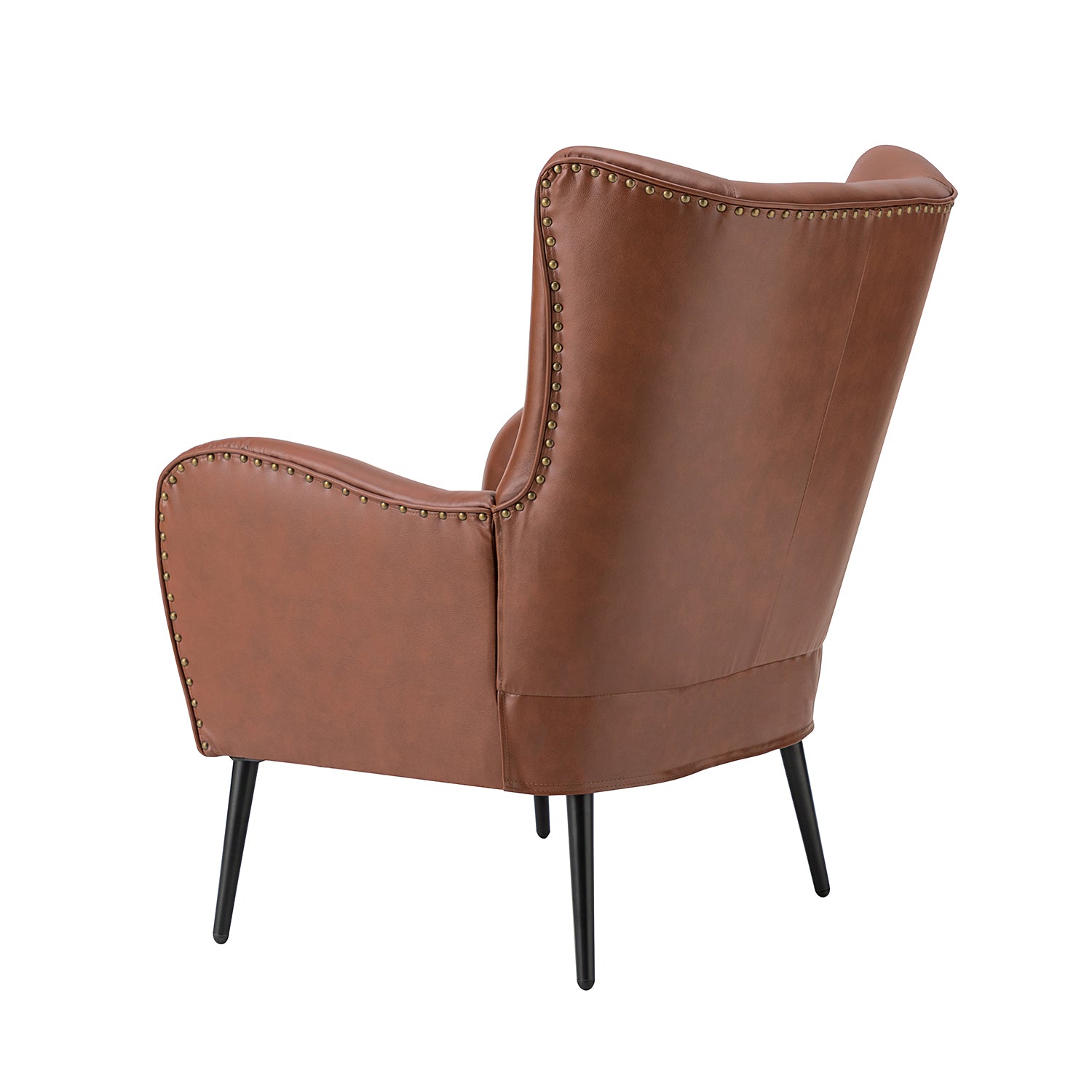 Shepherd Wingback Vegan Leather Armchair