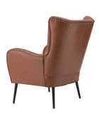 Shepherd Wingback Vegan Leather Armchair