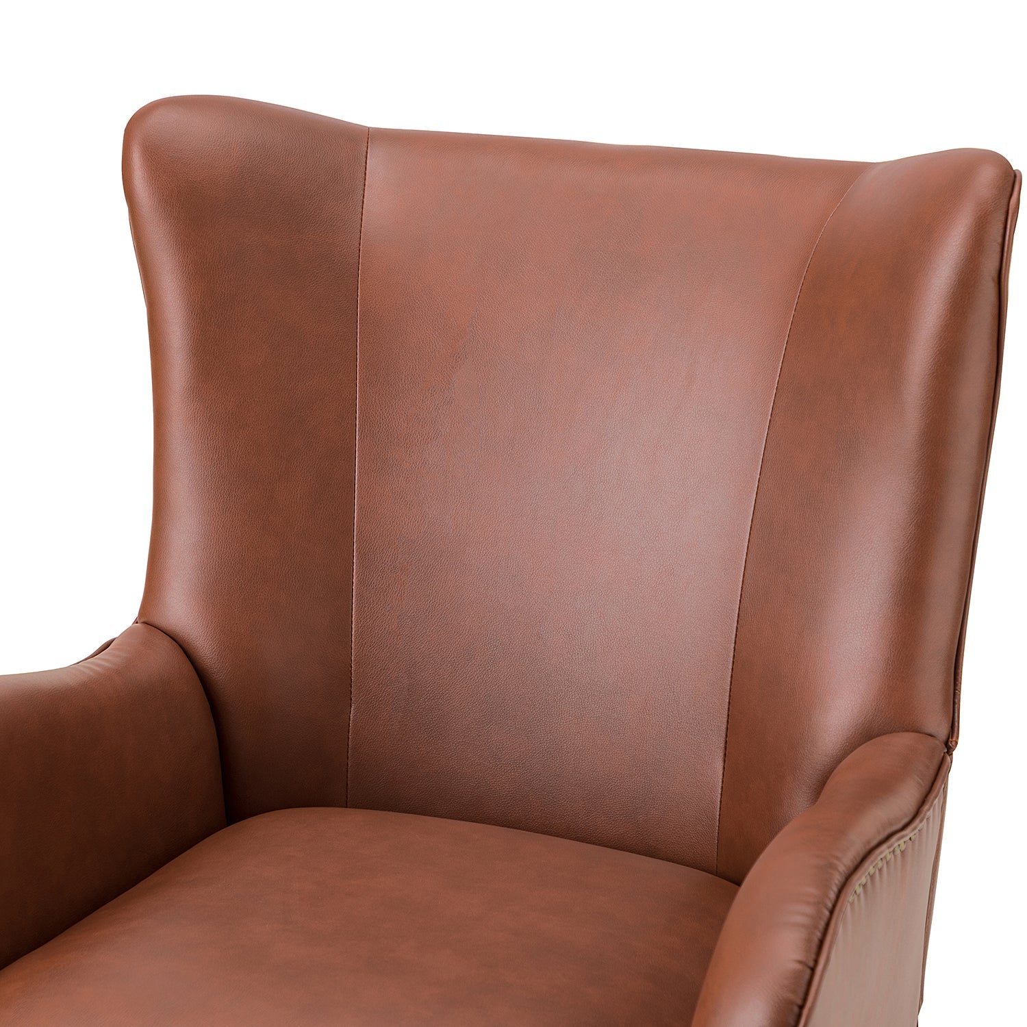 Shepherd Wingback Vegan Leather Armchair