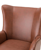 Shepherd Wingback Vegan Leather Armchair