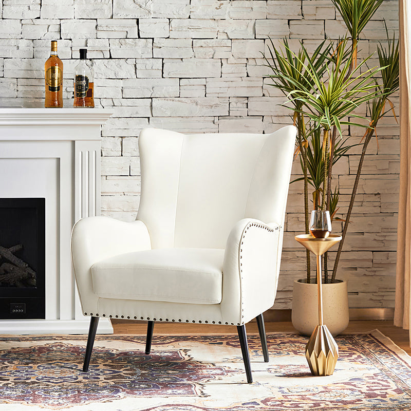 Shepherd Wingback Vegan Leather Armchair