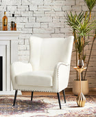 Shepherd Wingback Vegan Leather Armchair