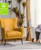 Shepherd Wingback Vegan Leather Armchair
