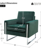 Chariclo Velvet Club Armchair