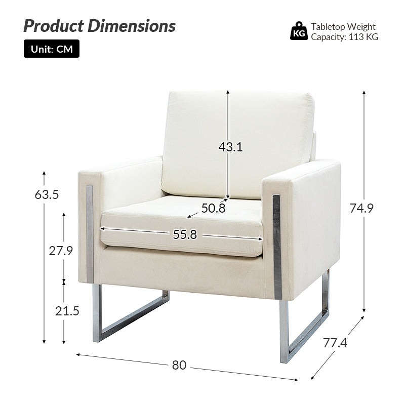 Chariclo Velvet Club Armchair