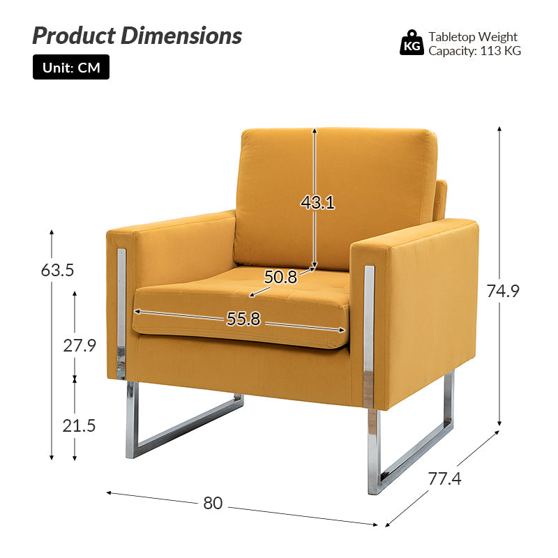 Chariclo Velvet Club Armchair