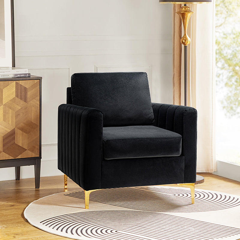 Didyme Velvet Club Armchair