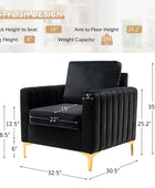 Didyme Velvet Club Armchair