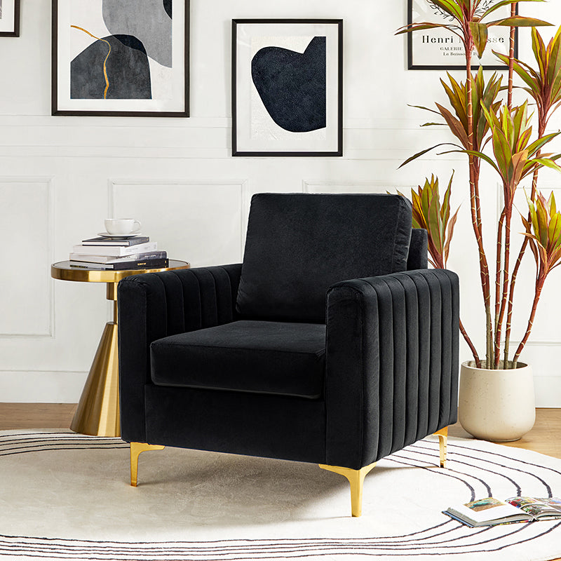 Didyme Velvet Club Armchair