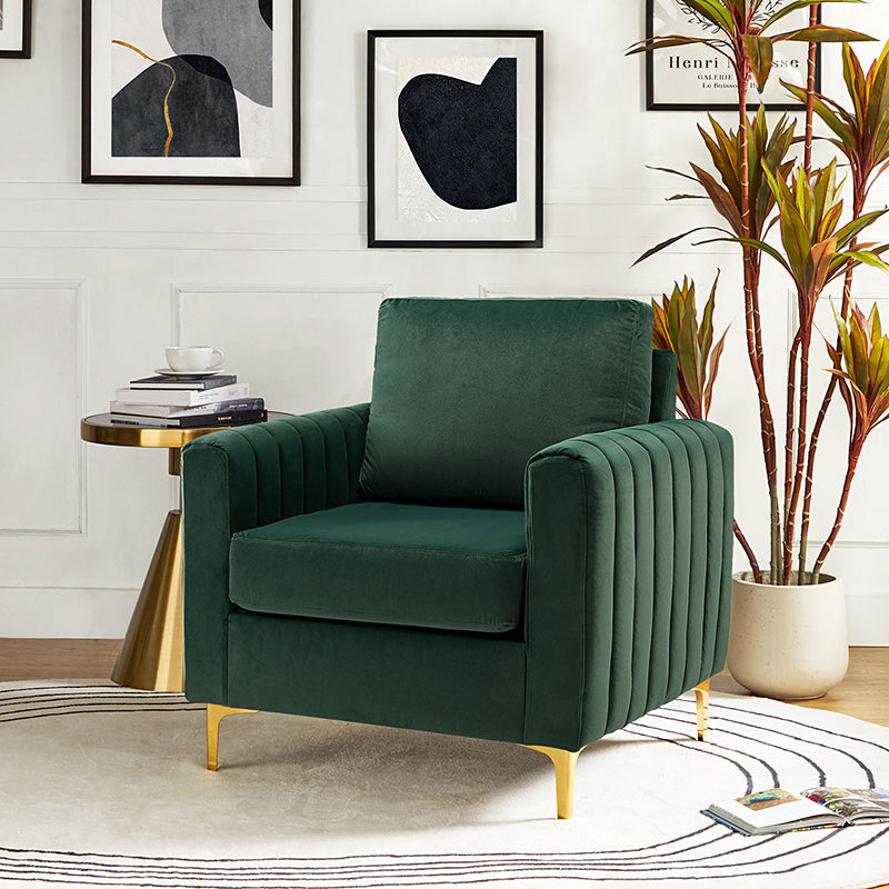 Didyme Velvet Club Armchair