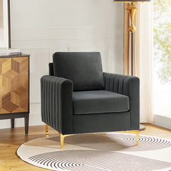 Didyme Velvet Club Armchair