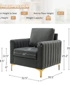 Didyme Velvet Club Armchair