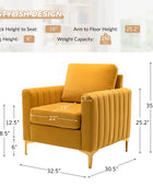 Didyme Velvet Club Armchair