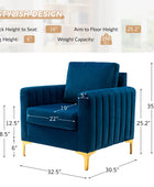 Didyme Velvet Club Armchair