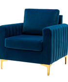 Didyme Velvet Club Armchair