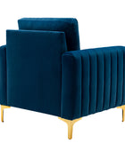 Didyme Velvet Club Armchair