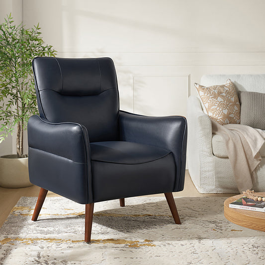 Clara Vegan Leather Armchair